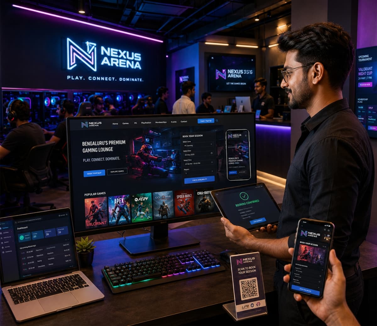 Gaming Lounge Gets Its Own Branded Website