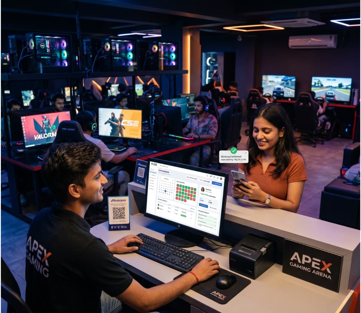 Gaming Cafe Cuts No-Shows with Online Bookings